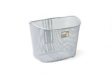 Bicycle basket Tuscany for 19 liters of silver