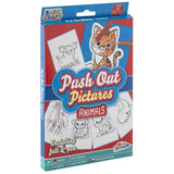 Bloc à broches Grafix animaux, 12 pcs.