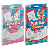 Bloc à broches Grafix animaux, 12 pcs.