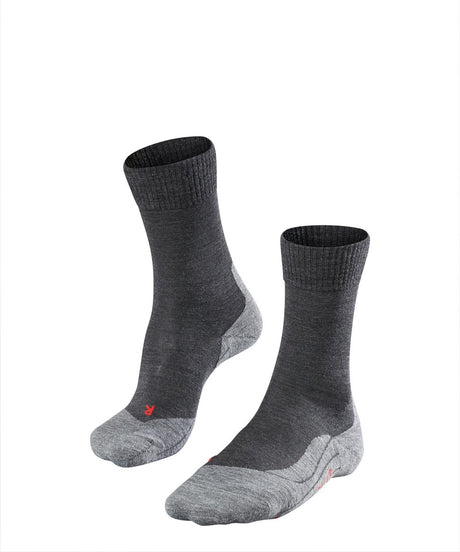 Falke tk5 anti-ampoules laine fine matière fonctionnelle chaussettes de randonnée femme gris - taille 41-42