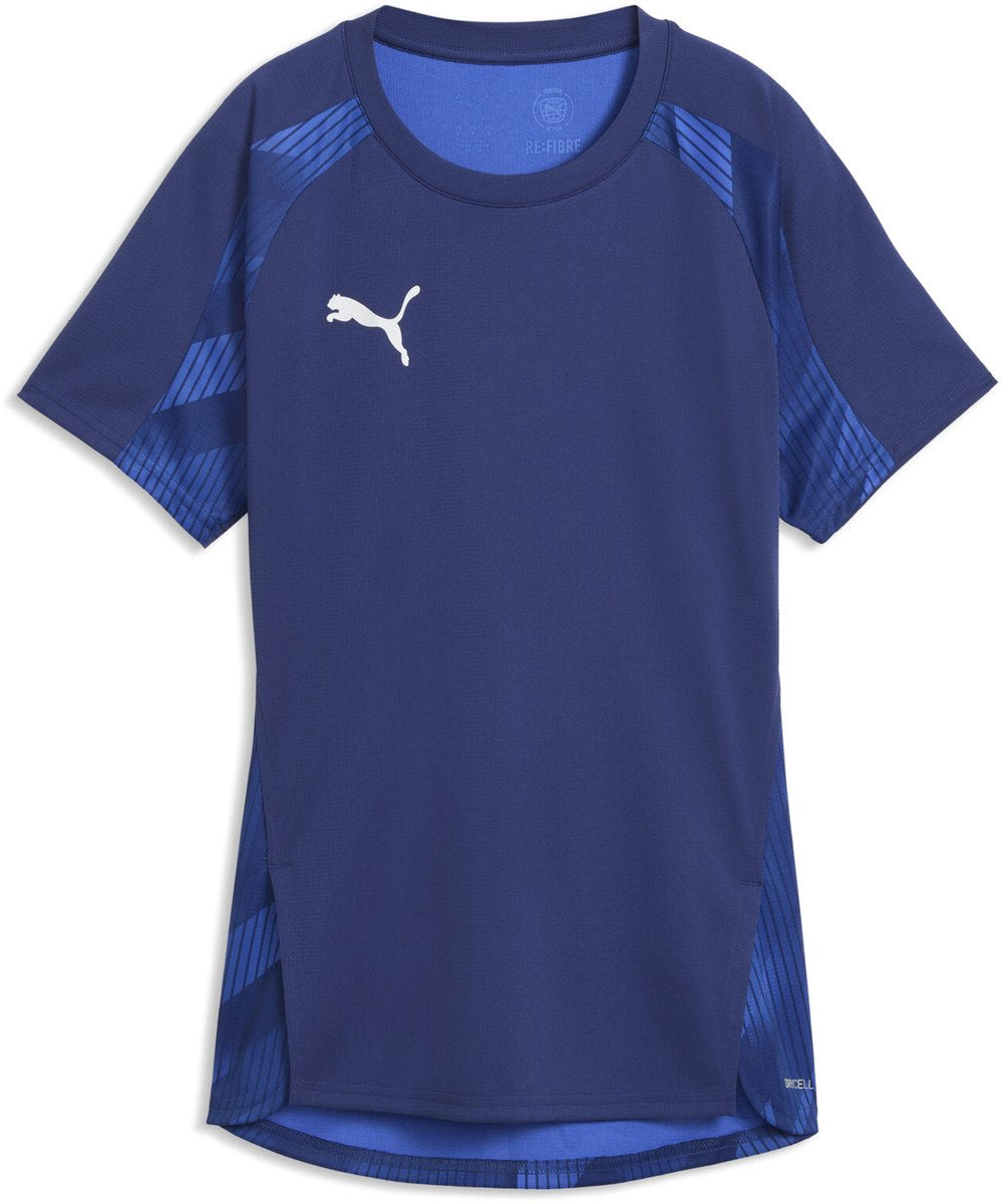Maillot de sport femme Puma Individual Blaze Jersey - bijou bleu - blanc