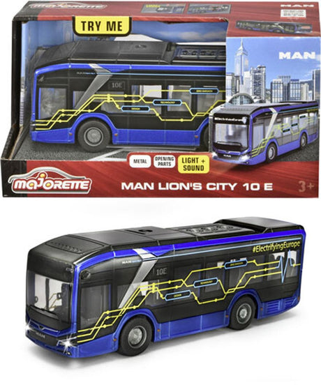 Majorette homme lion's city 10 ème bus