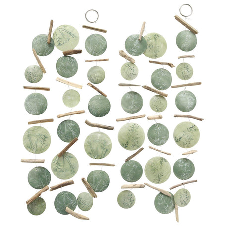 Boltze home guirlande capiz fine 180cm vert
