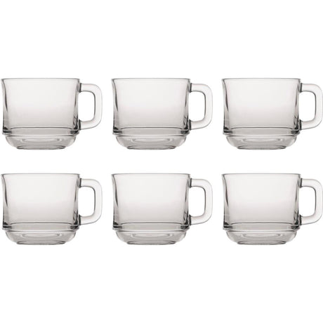 Verre à thé Duralex lys verre dur empilable 220ml 6 pièces dia8x7,1cm