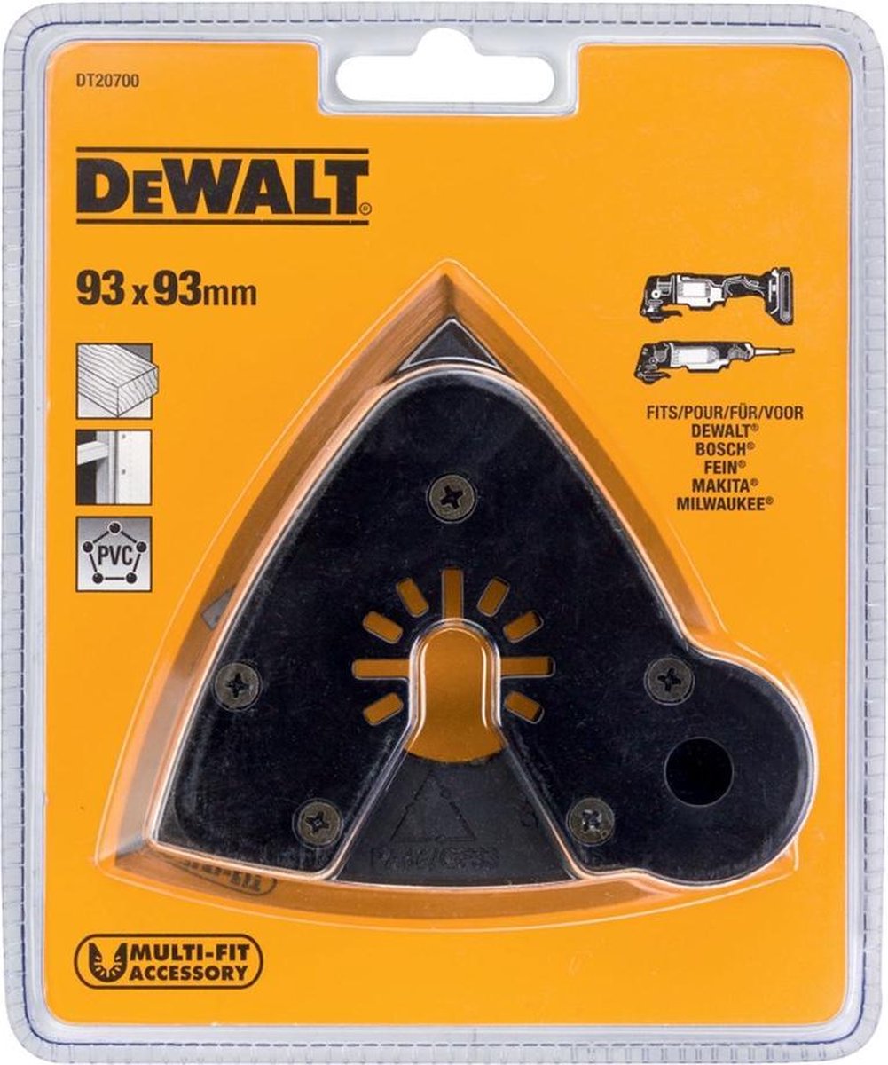 Accessoires Dewalt plateau de ponçage 93mm - dt20700-qz