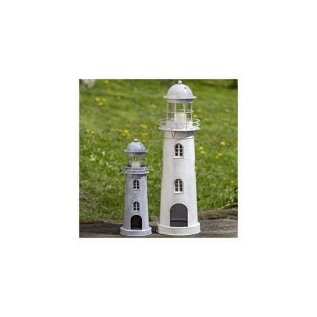 Boltze home lanterne phare ensemble 2 pièces h54-75cm