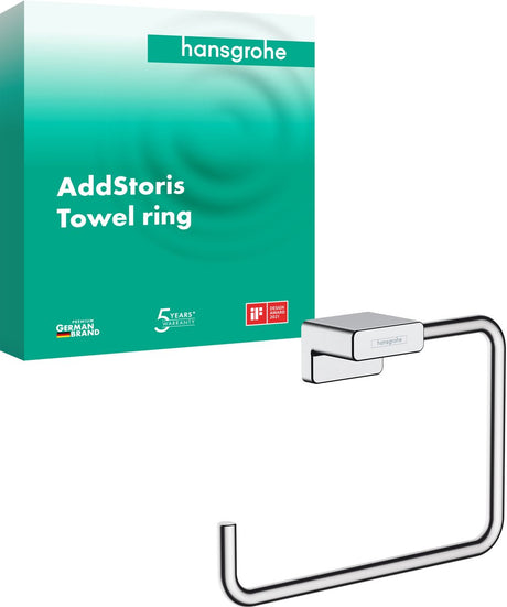 Hansgrohe addtoris anneau porte-serviettes chromé