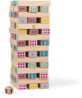 Tour à chiffres géante en bois BS Toys - 46 pcs.