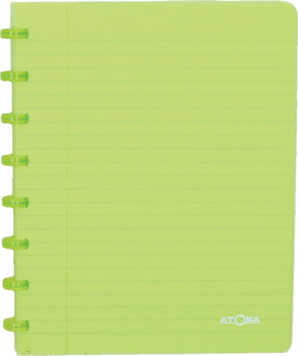 Atoma - carnet tendance | pi a5 | 144pages | plaid commercial | vert transparent