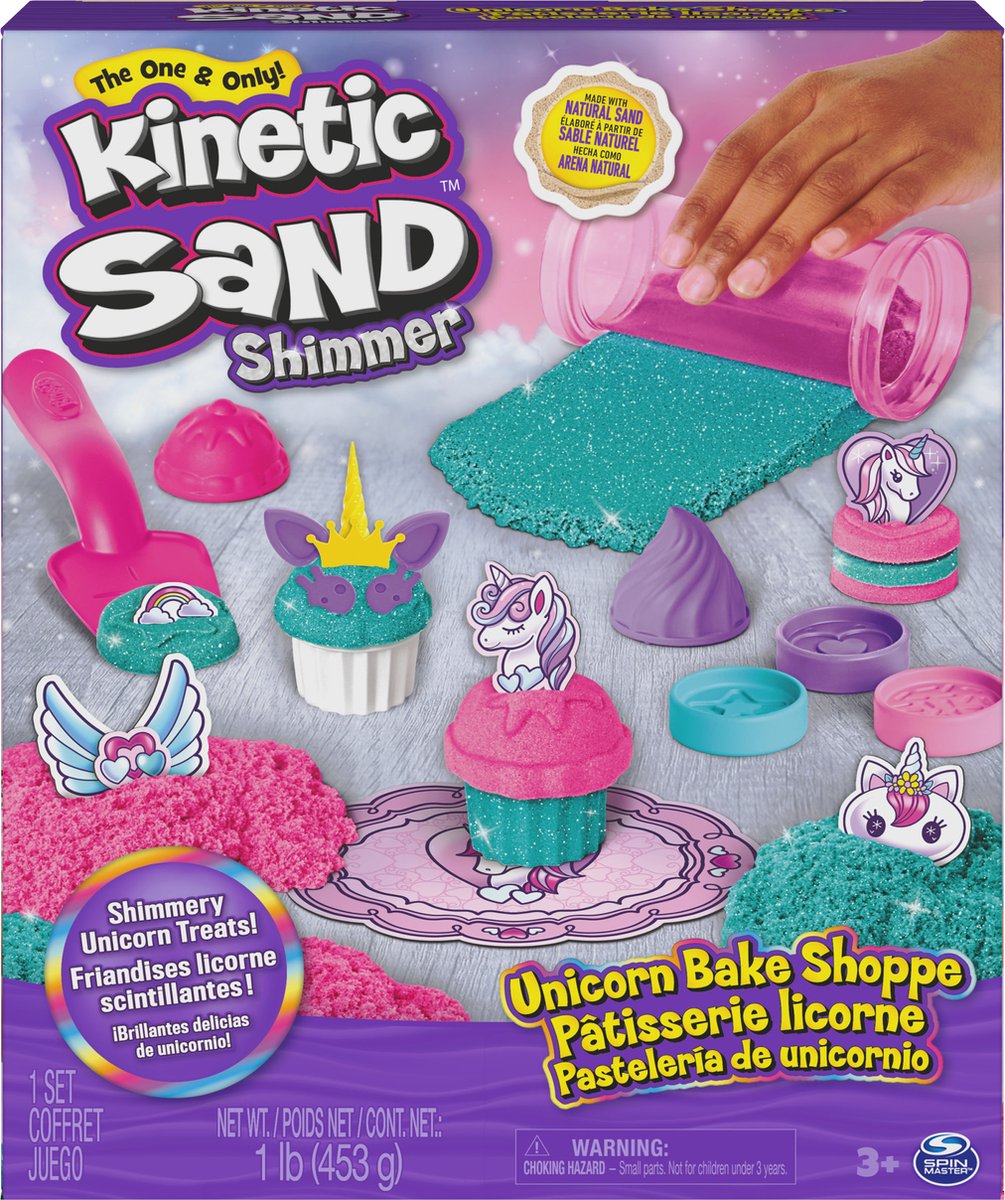 Magasin de pâtisserie de licorne de sable cinétique Spinmaster