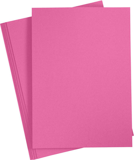 Creativ company carton coloré rose A4, 20 feuilles