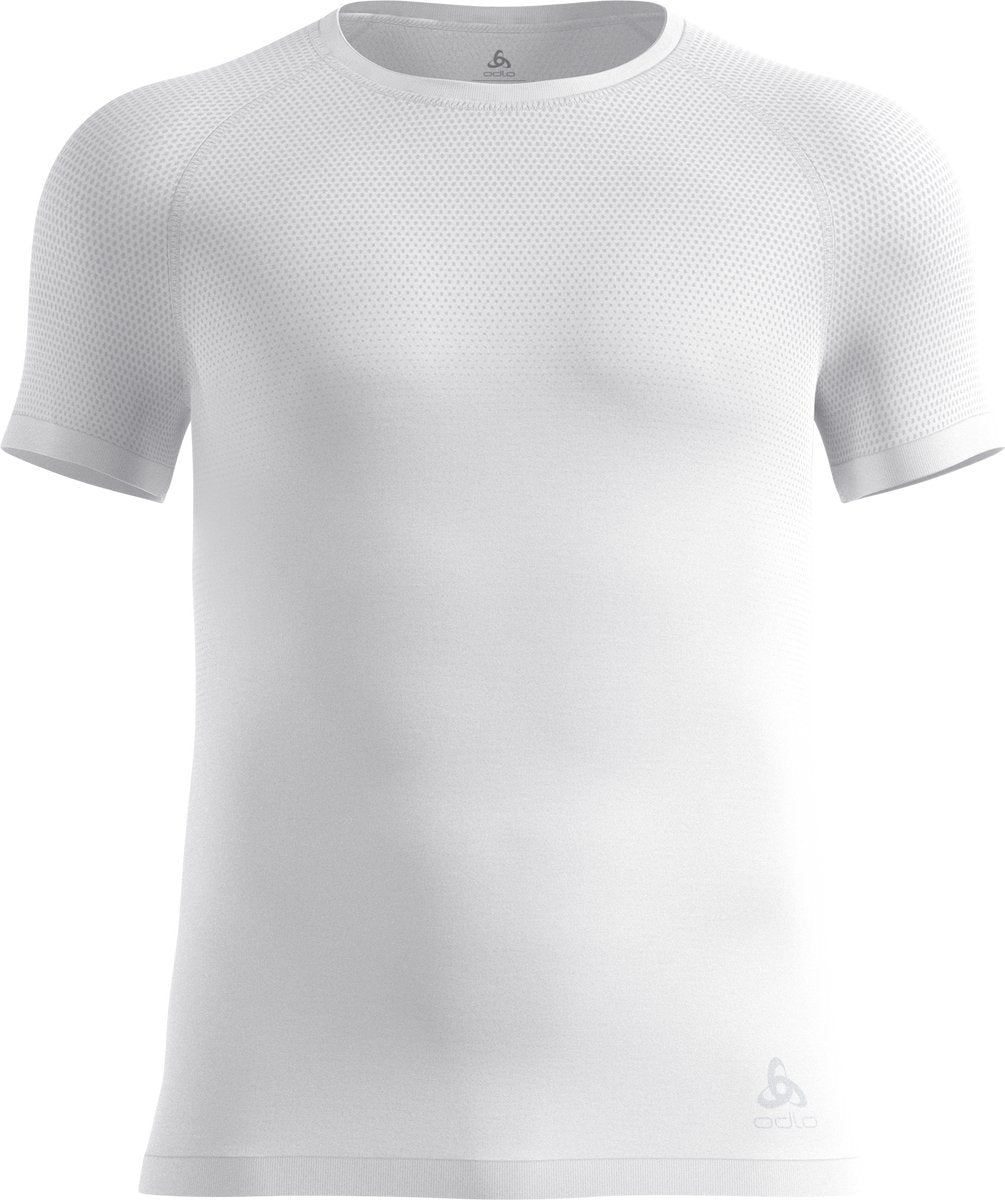 Odlo couche de base performance x-light à manches courtes - homme - blanc - m