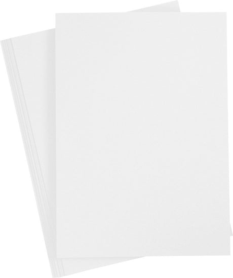 Creativ Company Craft Cardboard, Blanche-Neige, A4, 20 feuilles