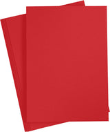 Creativ Company colored Cardboard Christmas Red A4, 20 feuilles