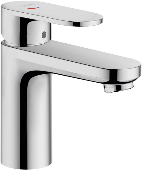 Mélange de vernis Hansgrohe - mitigeur de lavabo - commande à levier unique - démarrage à froid à économie d'énergie - avec vidage - taille 100 mm - chrome
