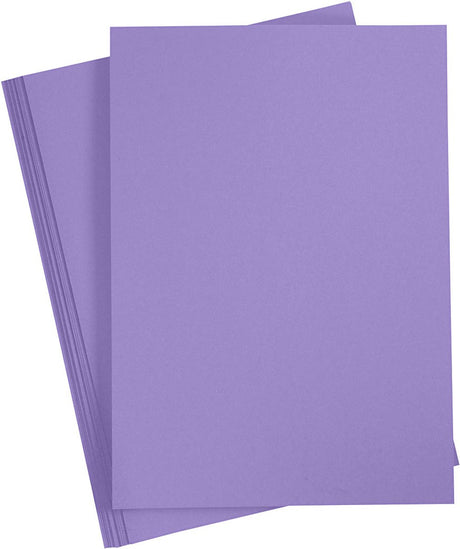 Creativ Company colored Cardboard Purple A4, 20 feuilles