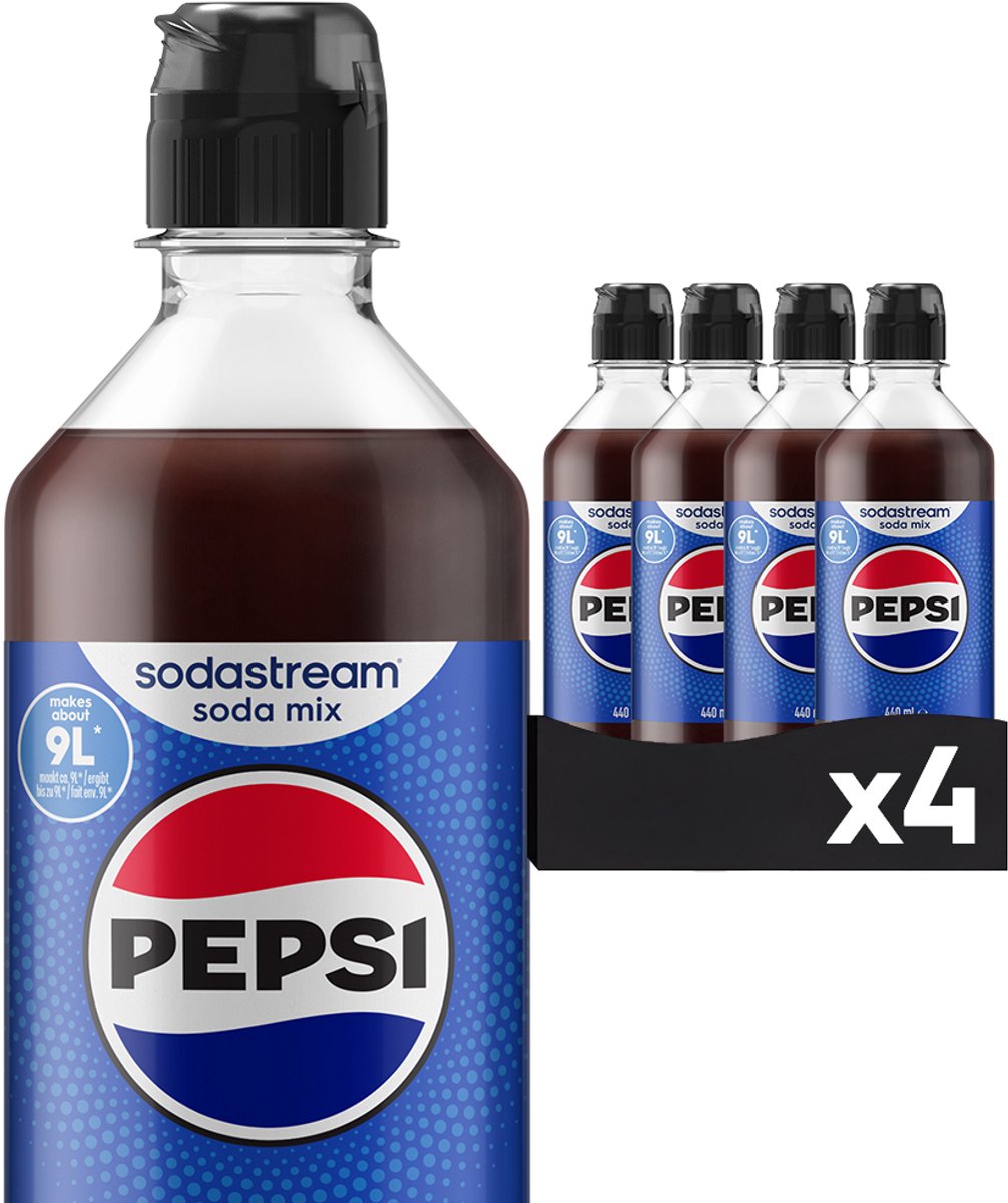 Sirop de Pepsi Cola Sodastream - paquet de 4