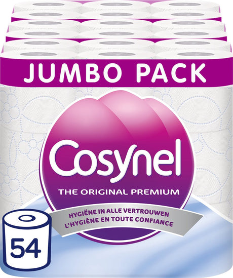 Papier toilette Cosynel - 54 rouleaux - 3 épaisseurs