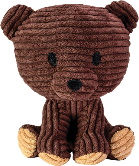 Peluche ours en velours côtelé Lumo stars, 15cm