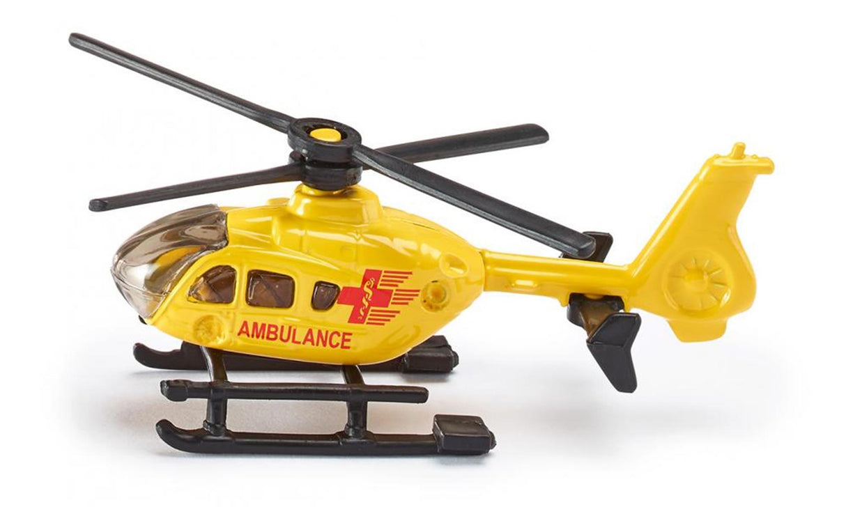 Siku 0856, jouet hélicoptère ambulance, métal plastique