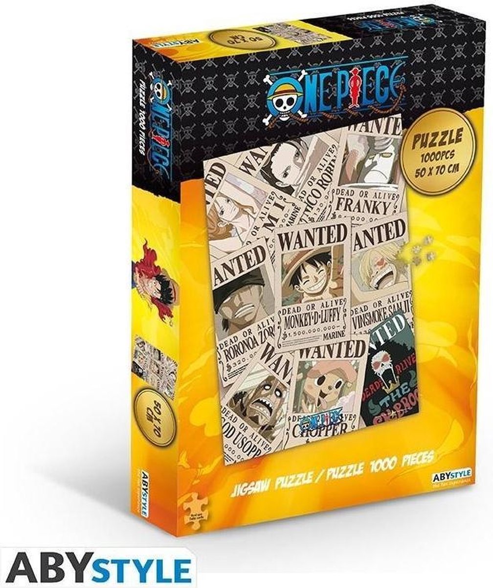 Abystyle one piece - puzzle 1000 pièces - recherché