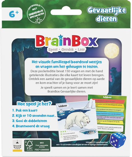 Brainbox poche animaux dangereux
