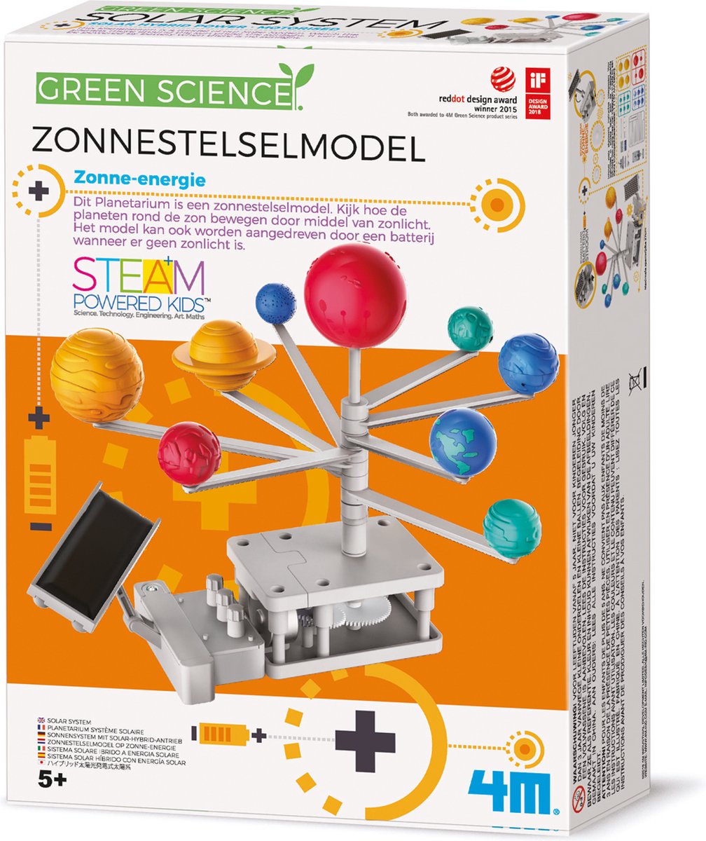 4m science et jeux - système solaire - énergie solaire - construction de maquettes - kidzlabs - science verte - 5+