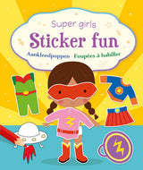 Deltas Super Girls Sticker Fun - Livre d'autocollants pour poupées habillées
