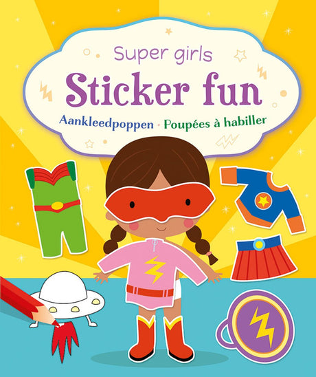 Deltas super girls sticker fun - habiller des poupées super girls sticker fun - poupées prêtes à porter