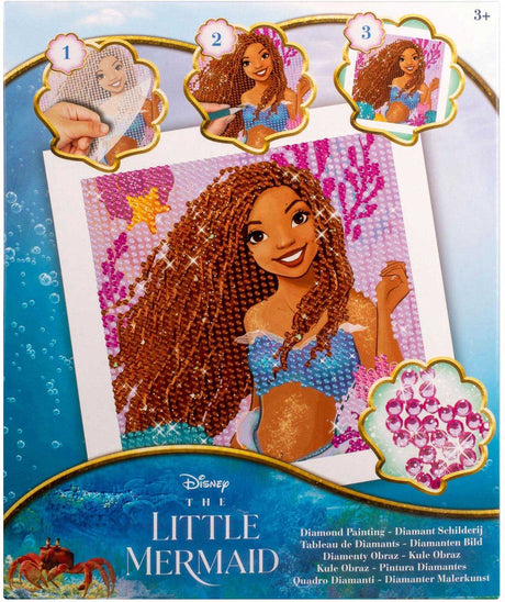 Canenco la petite sirène mosaïque strass