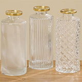 Boltze home vase adore ø5x13cm verre transparent