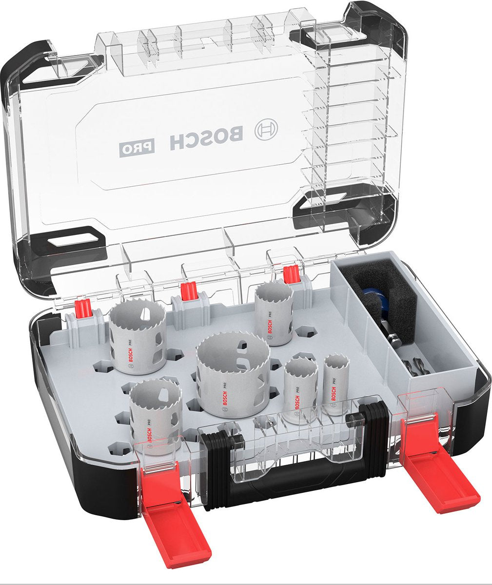 Bosch pro multi-matériaux PC plus jeu de scies cloches 9 pièces - 2608594...