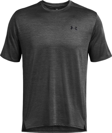 Chemise de sport Under Armour UA Tech Texture Red SS pour Homme - Gris - Noir
