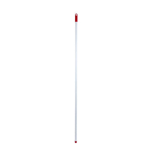 Luva manche à balai métal blanc 140cm avec pas de vis