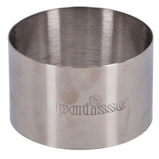 Anneau de garniture Patisse acier inoxydable ø9 cm | 6 pièces