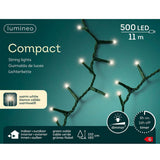 Lumineo Noël compact intérieur extérieur blanc chaud 11 mètres 500 lumières