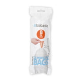 Sacs poubelle Brabantia perfectfit 5 litres b rouleau de 20 sacs