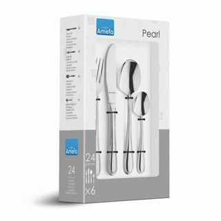 Couverts en perles Amefa coffret cadeau 24 pièces