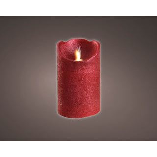 Kaemingk Bougie de Noël LED danse flamme rouge 12 cm