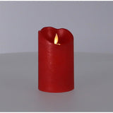 Kaemingk Bougie de Noël LED danse flamme rouge 12 cm