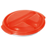 Rotho micro-assiette micro-ondes intelligente 0,75l rouge