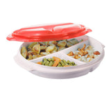 Rotho micro-assiette micro-ondes intelligente 0,75l rouge