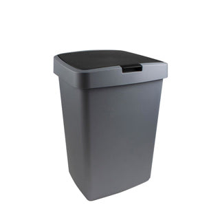 Poubelle Sunware Delta avec valve 50 l anthracite