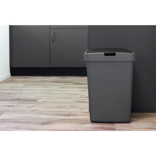 Poubelle Sunware Delta avec valve 50 l anthracite