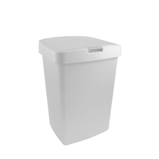 Sunware delta poubelle 50ltr rabat blanc