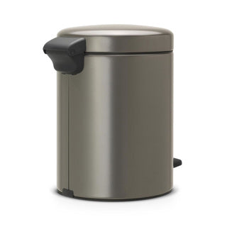 Poubelle Brabantia newicon - 5 litres - salle de bain - platine