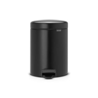Brabantia newicon poubelle - 5 litres - salle de bain - noir mat