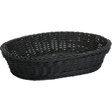Westmark corbeille à pain ovale 32x23x7 cm noir | 3 pièces