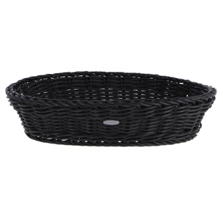 Westmark corbeille à pain ovale 32x23x7 cm noir | 3 pièces