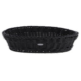 Westmark corbeille à pain ovale 32x23x7 cm noir | 3 pièces